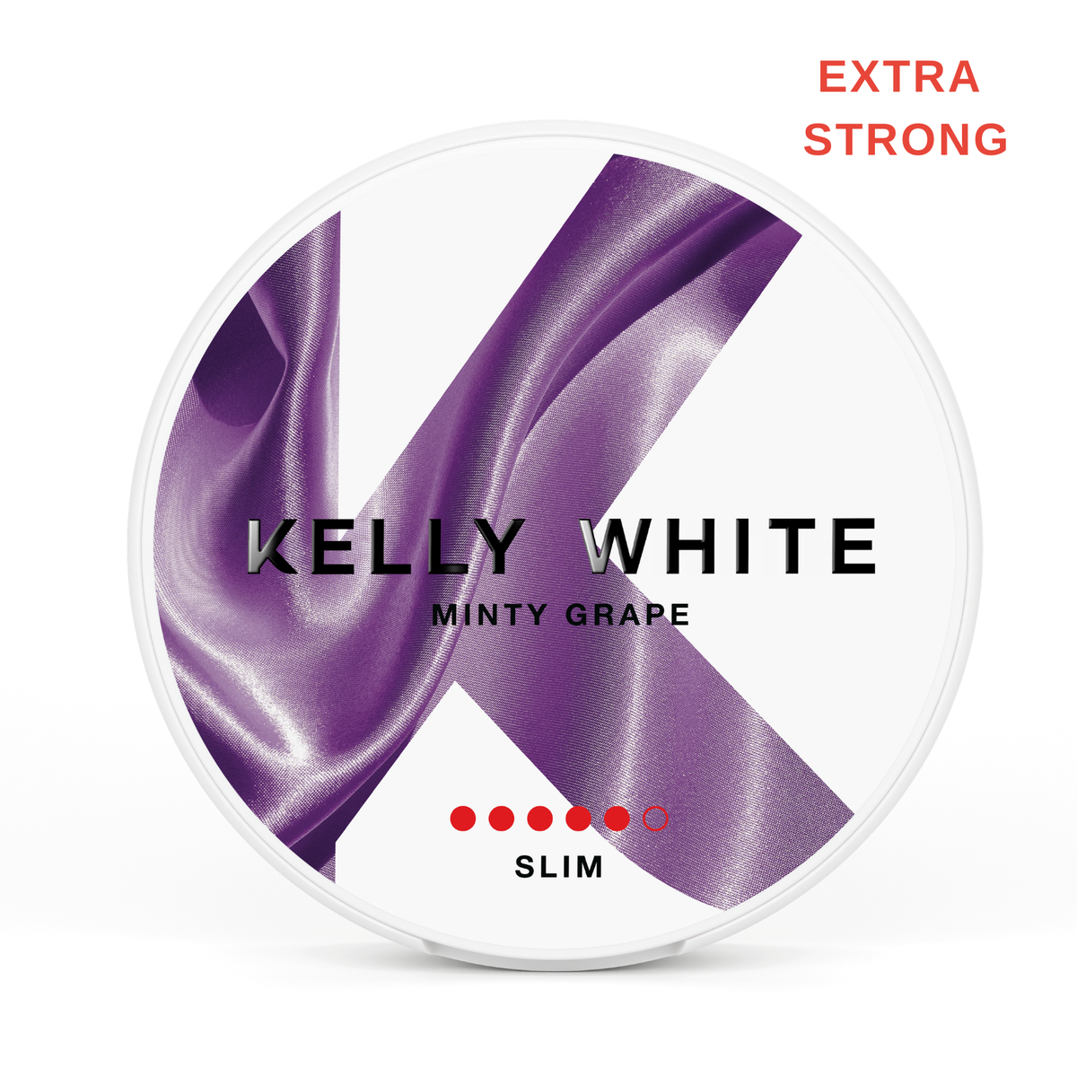 Kelly White Minty Grape Slim Extra Strong