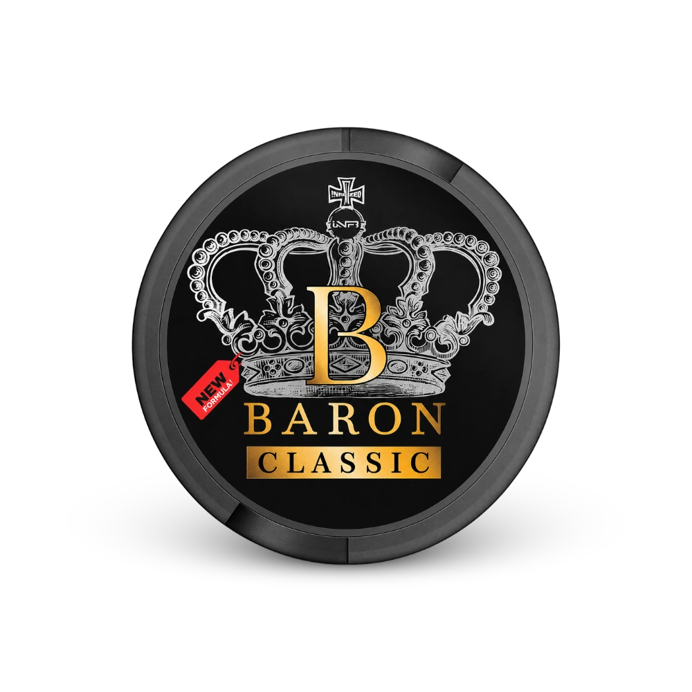 BARON Classic – nicotine pouch can