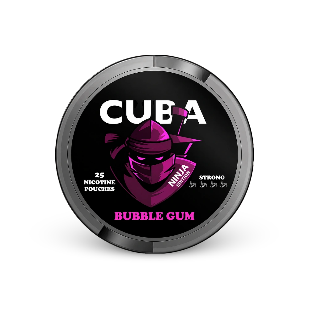 CUBA Ninja Bubble Gum Slim Strong – limenka nikotinskih kesica