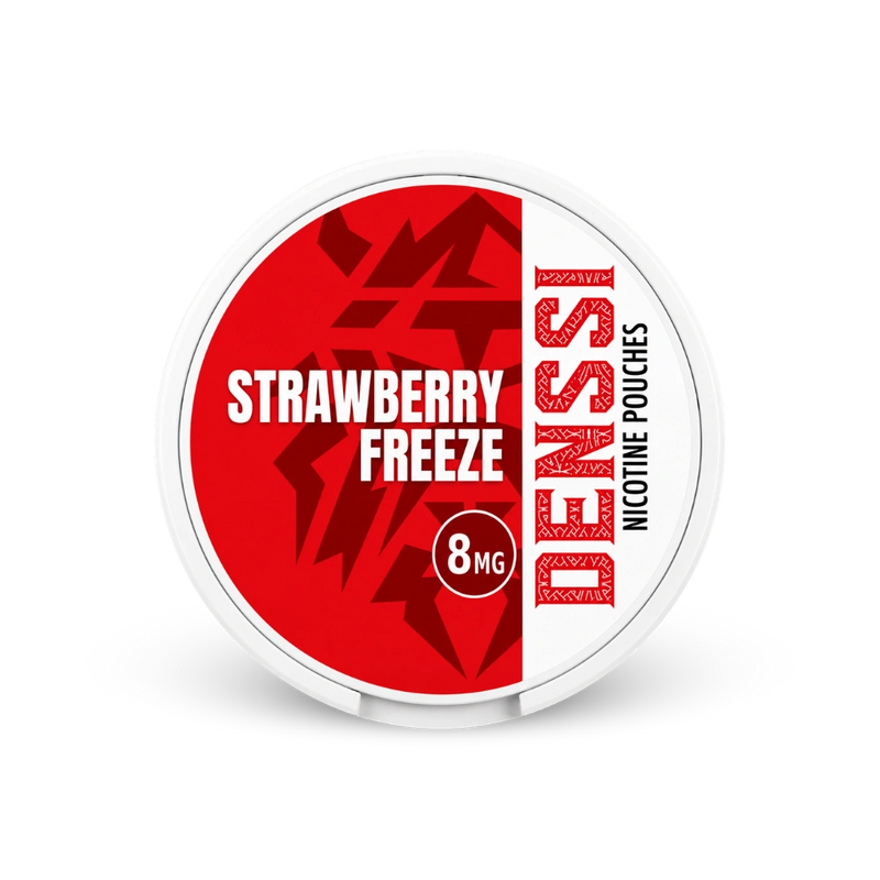 Denssi Strawberry Freeze 8mg – limenka nikotinskih vrećica