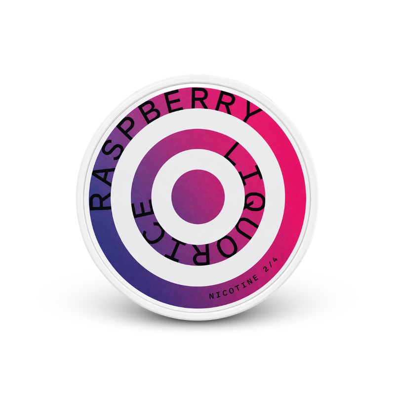 HELWIT Raspberry Liquorice Slim – limenka nikotinskih vrećica