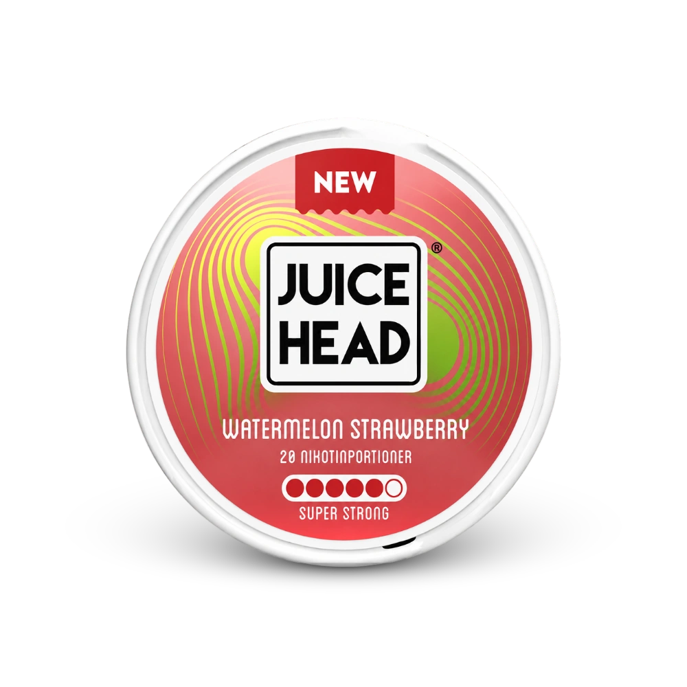 Juice Head Watermelon Strawberry Super Strong – limenka nikotinskih jastučića