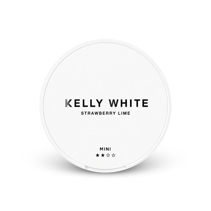 Kelly White Mini Strawberry Lime – limenka nikotinskih vrećica