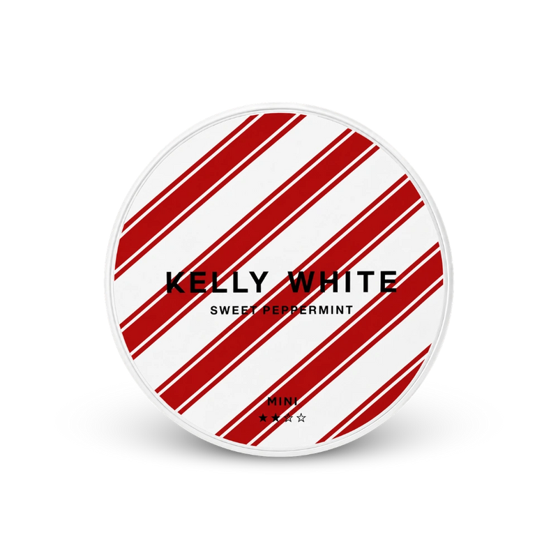 Kelly White Mini Sweet Peppermint – konzerva nikotinskih jastučića