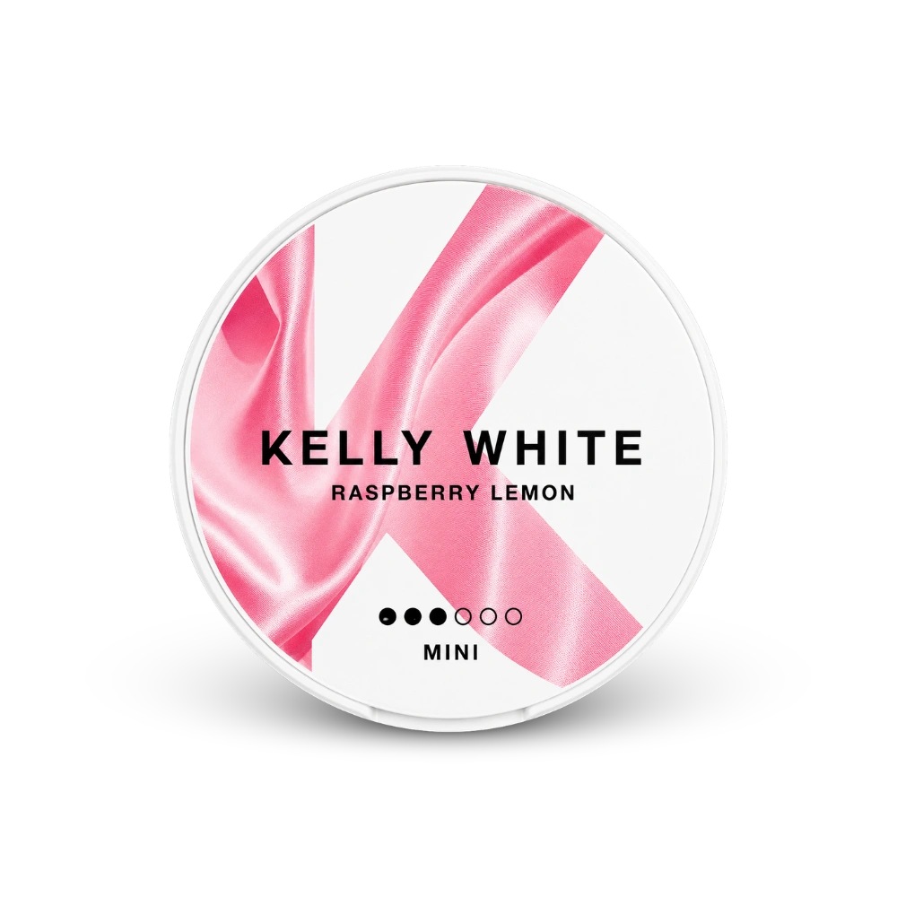 Kelly White Raspberry Lemon Mini – limenka nikotinskih jastučića