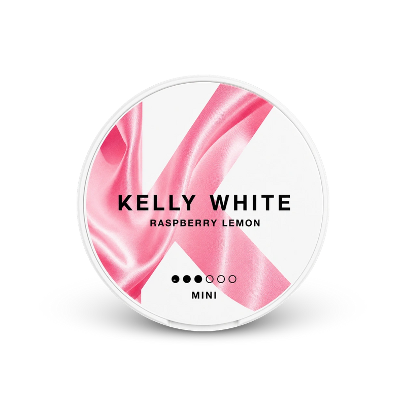 Kelly White Raspberry Lemon Mini – limenka nikotinskih jastučića