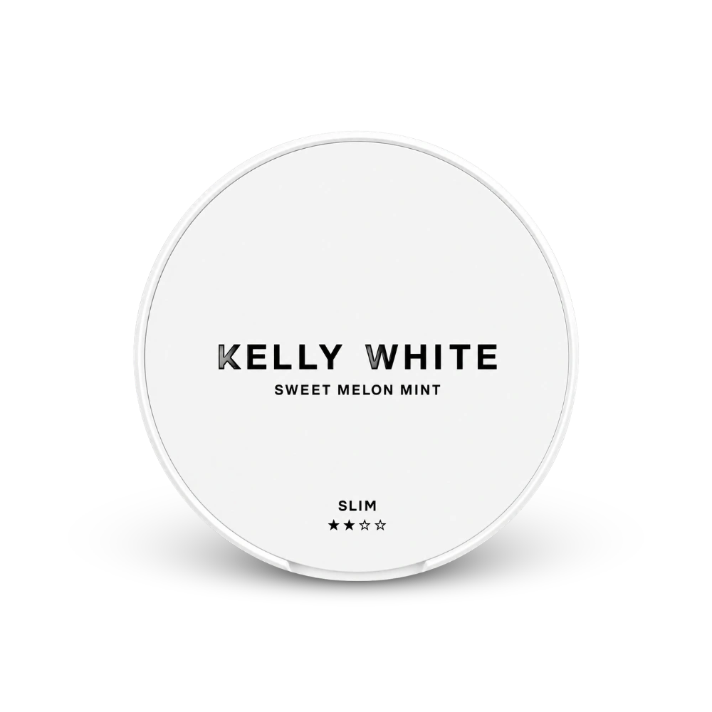 Kelly White Sweet Melon Mint Slim – limenka nikotinskih kesica