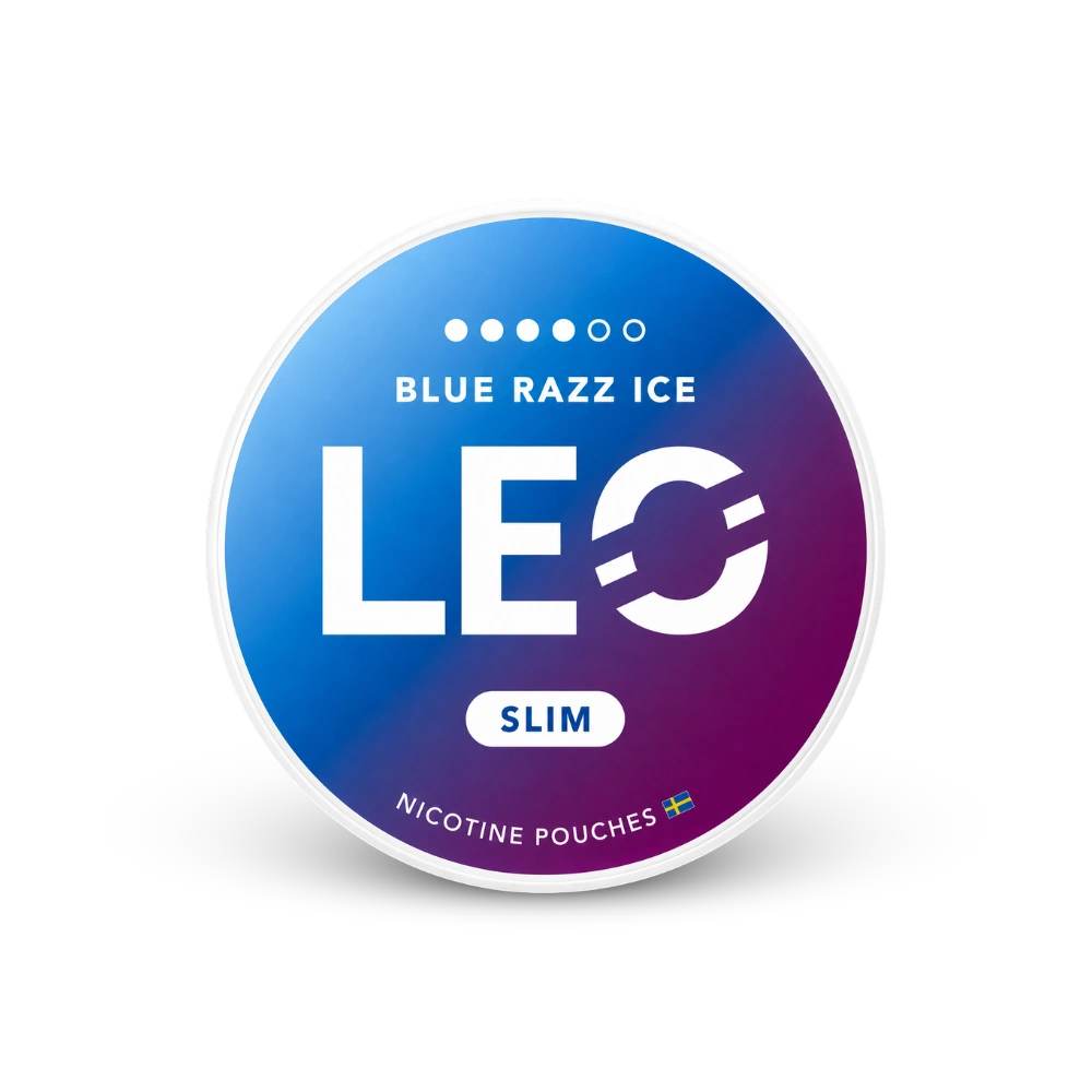 LEO Blue Razz Ice Strong – kutija nikotinskih jastučića