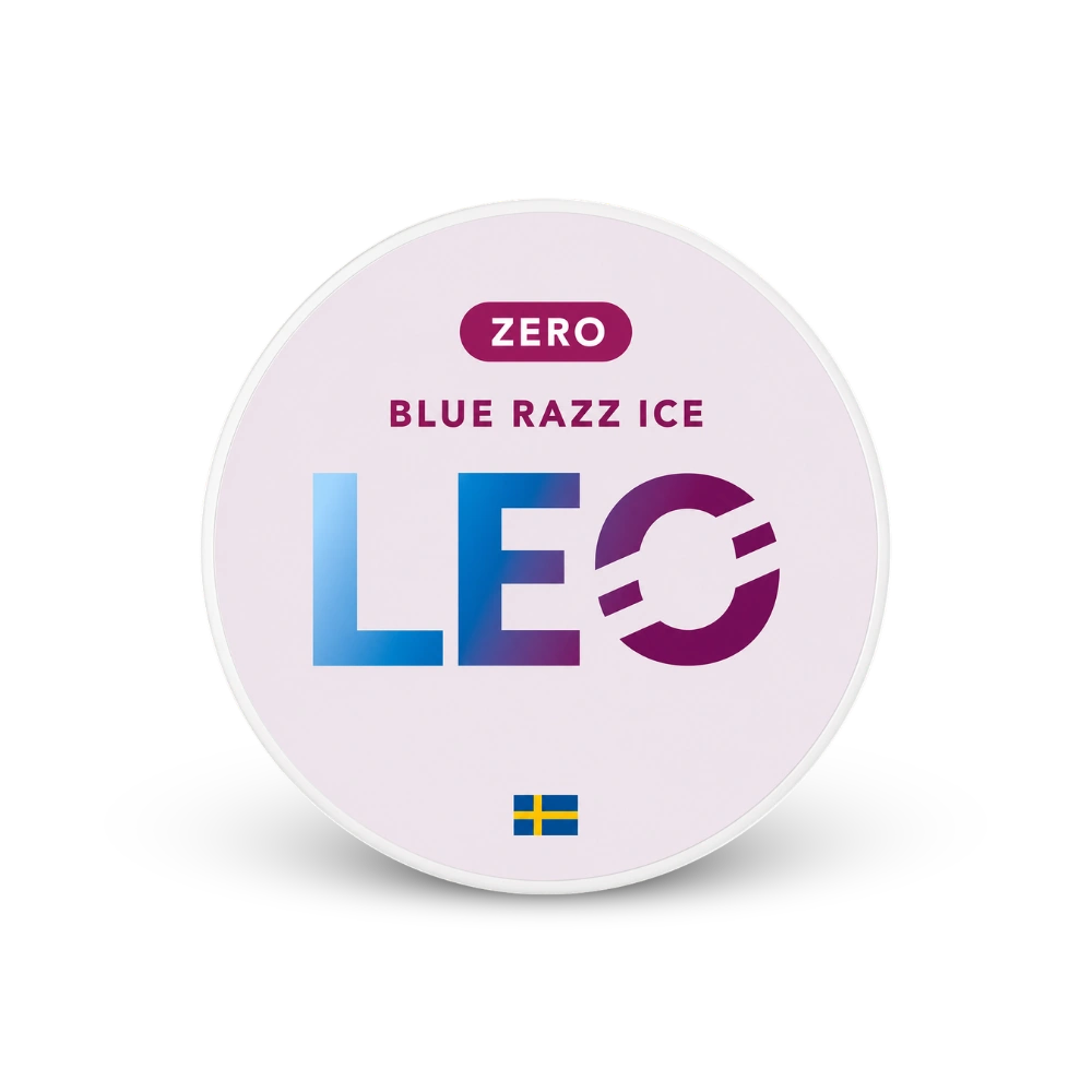 LEO Blue Razz Zero – konzerva nikotinskih vrećica