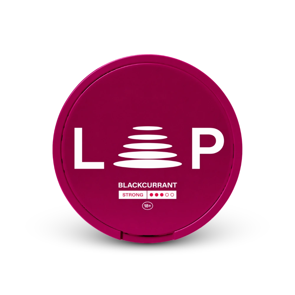 Loop Blackcurrant Strong – limenka nikotinskih vrećica