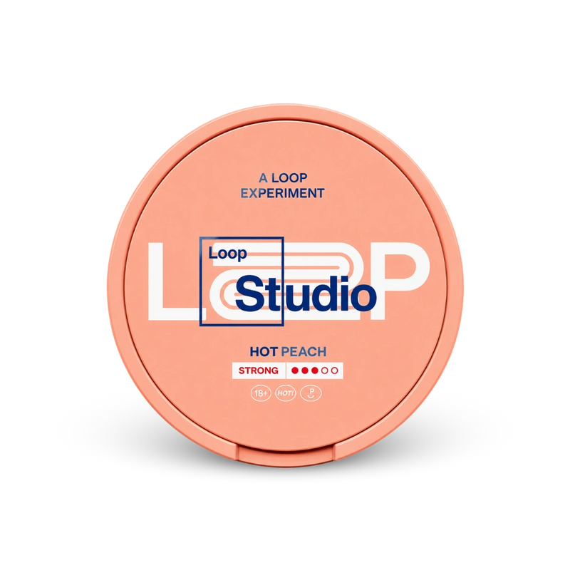 Loop Hot Peach Strong – limenka nikotinskih jastučića