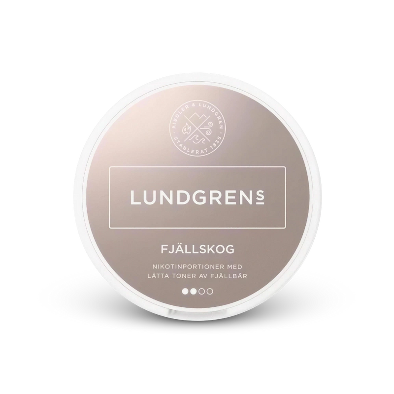 Lundgrens Fjällskog – kutija nikotinskih jastučića