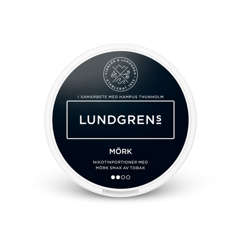 Lundgrens Mörk – limenka nikotinskih jastučića