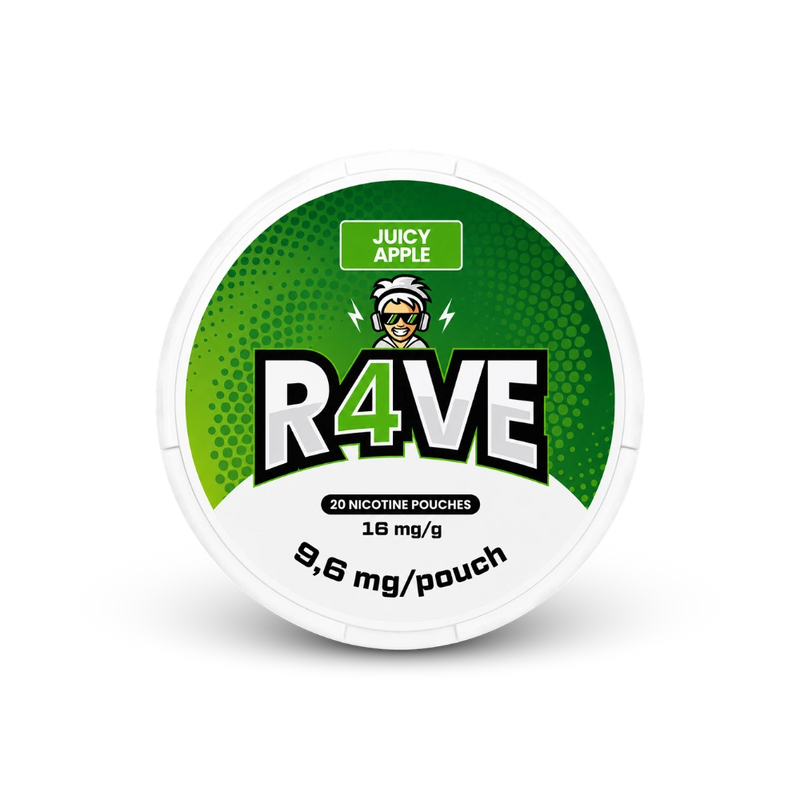 RAVE Juicy Apple 16mg – limenka nikotinskih jastučića