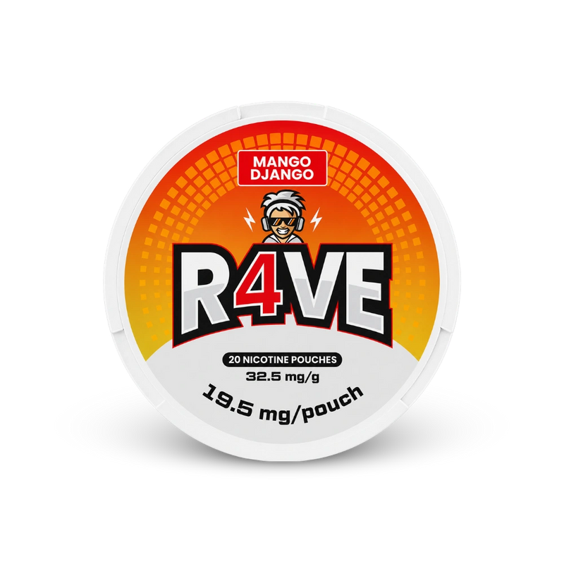 RAVE Mango Django 32.5mg – limenka nikotinskih vrećica