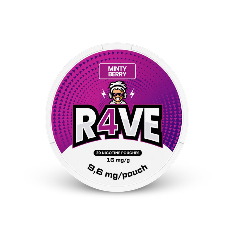 RAVE Minty Berry 16mg – limenka nikotinskih jastučića