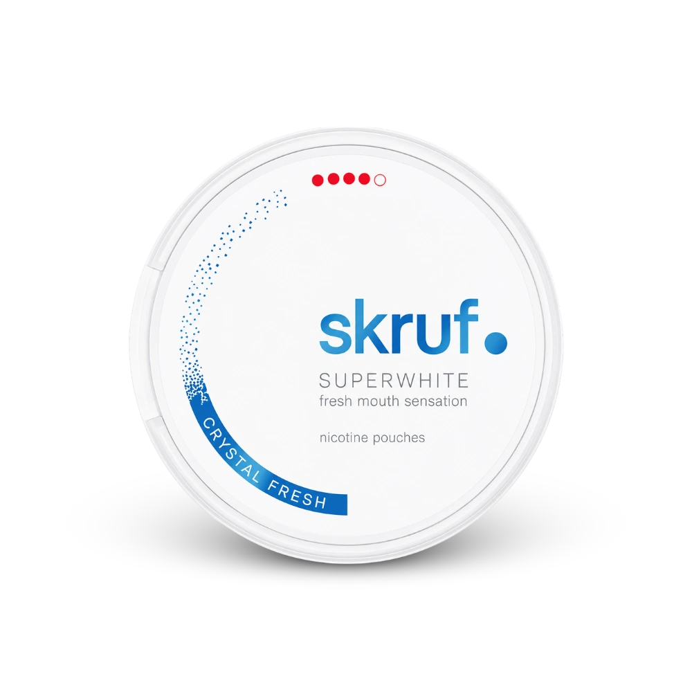 SKRUF Crystal Fresh Extra Strong – limenka nikotinskih vrećica