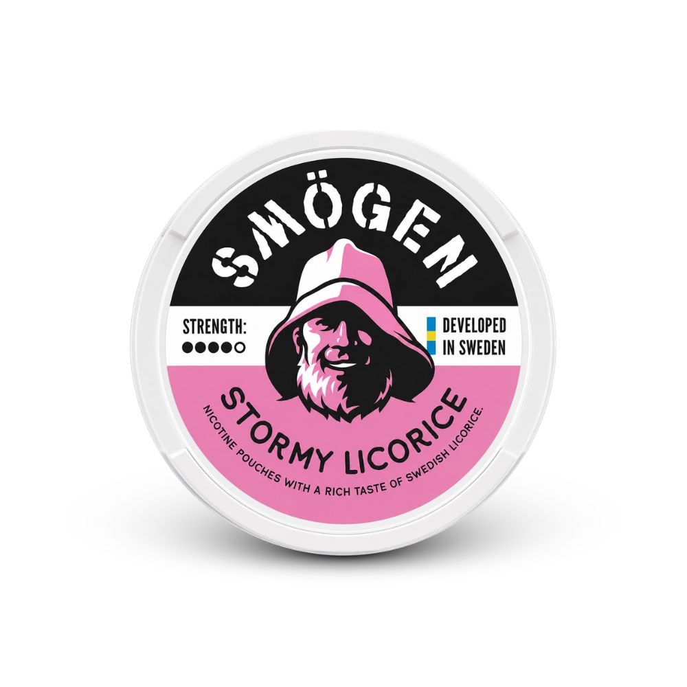Smögen Stormy Licorice – limenka nikotinskih vrećica