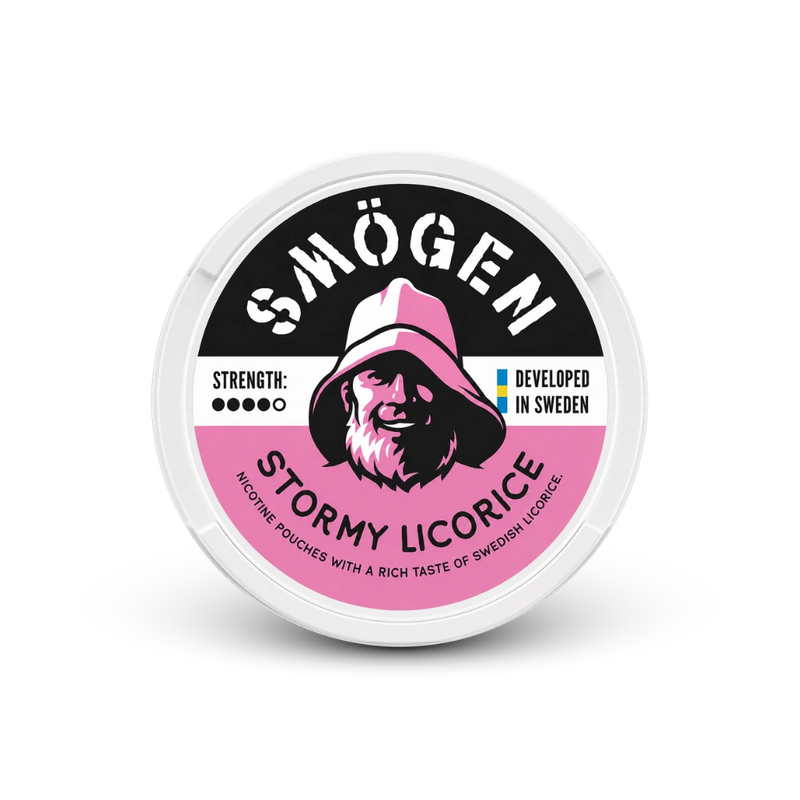 Smögen Stormy Licorice – limenka nikotinskih vrećica