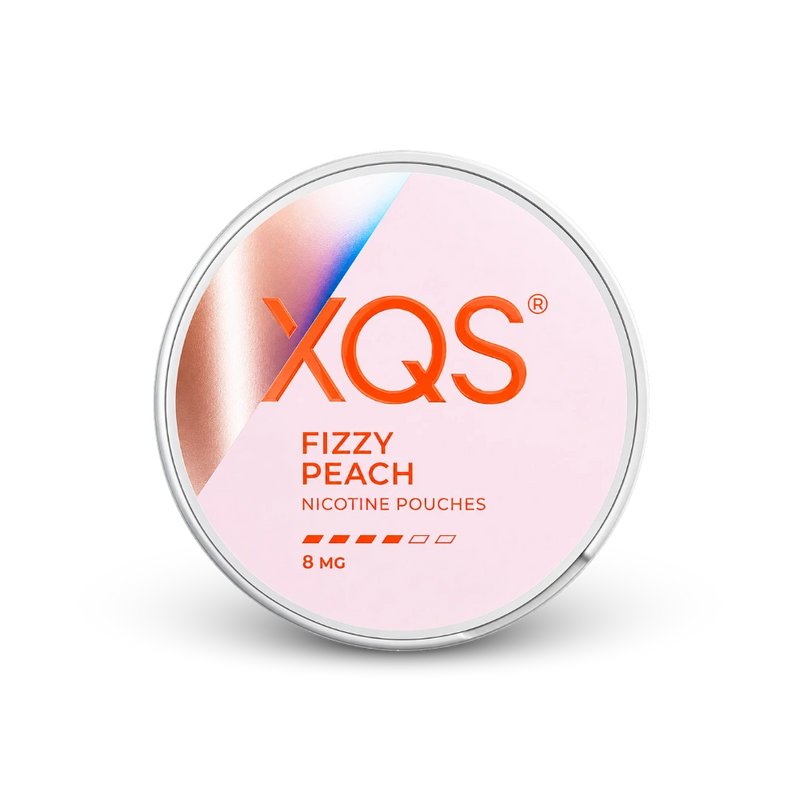 XQS Fizzy Peach Slim Strong – kutija nikotinskih jastučića