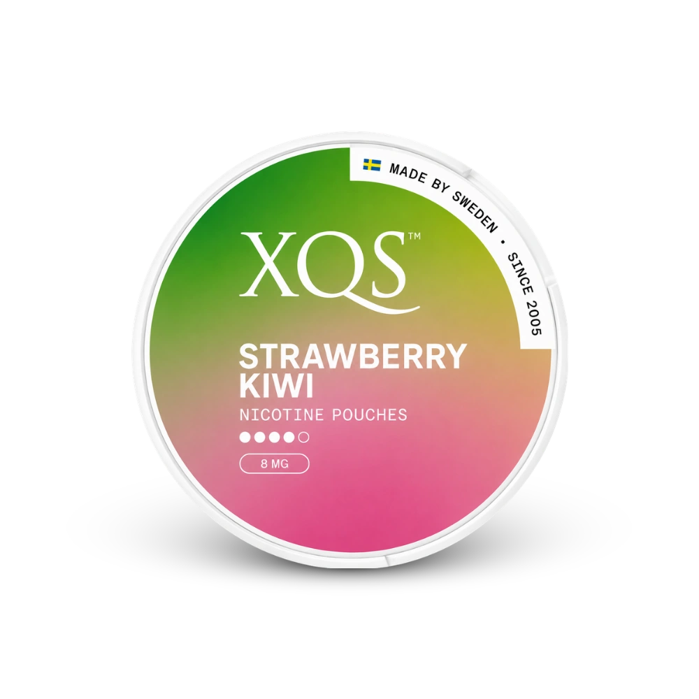 XQS Strawberry Kiwi Strong – limenka nikotinskih kesica