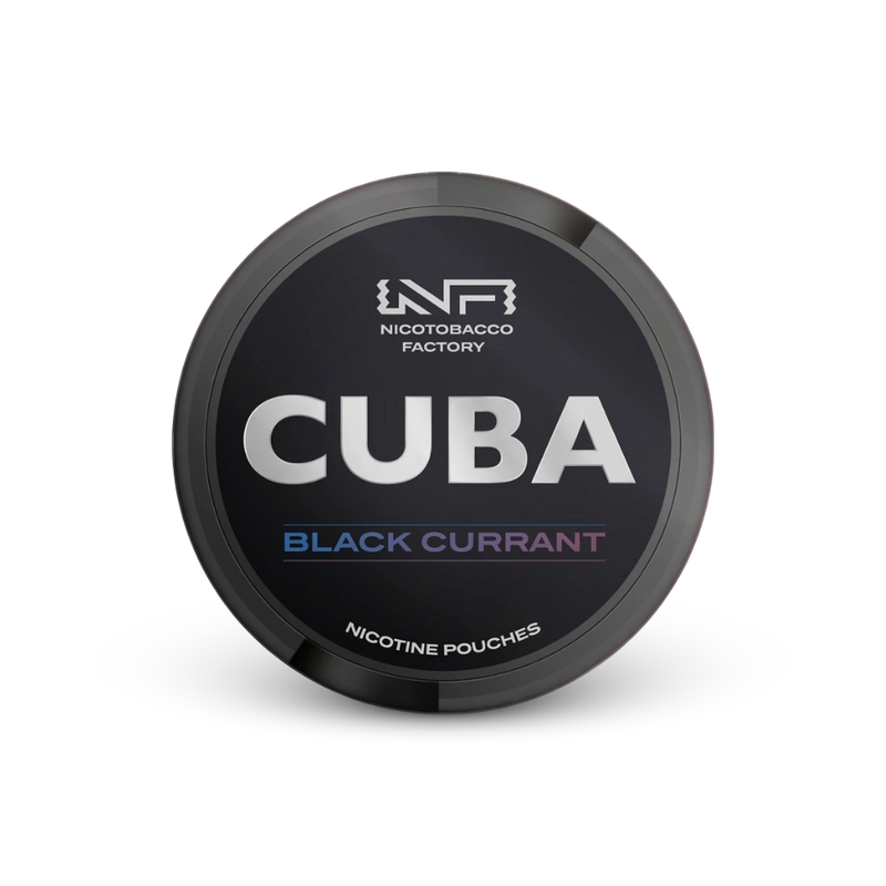 Cuba Black Black Currant – limenka nikotinskih vrećica