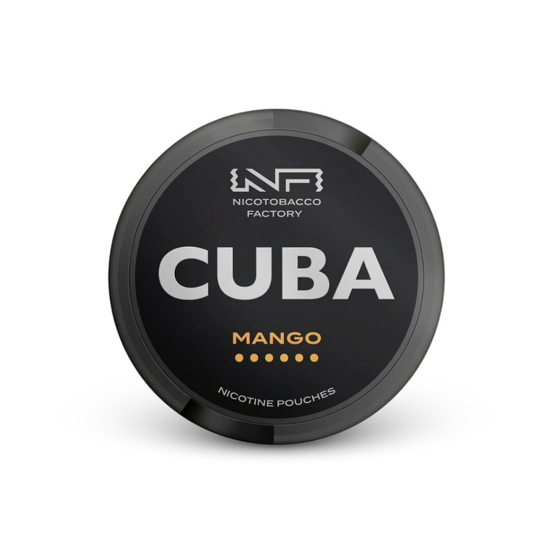 Cuba Black Mango – limenka nikotinskih jastučića