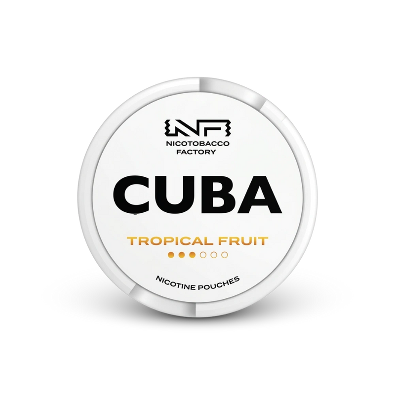 Cuba White Tropical Fruit – limenka nikotinskih kesica