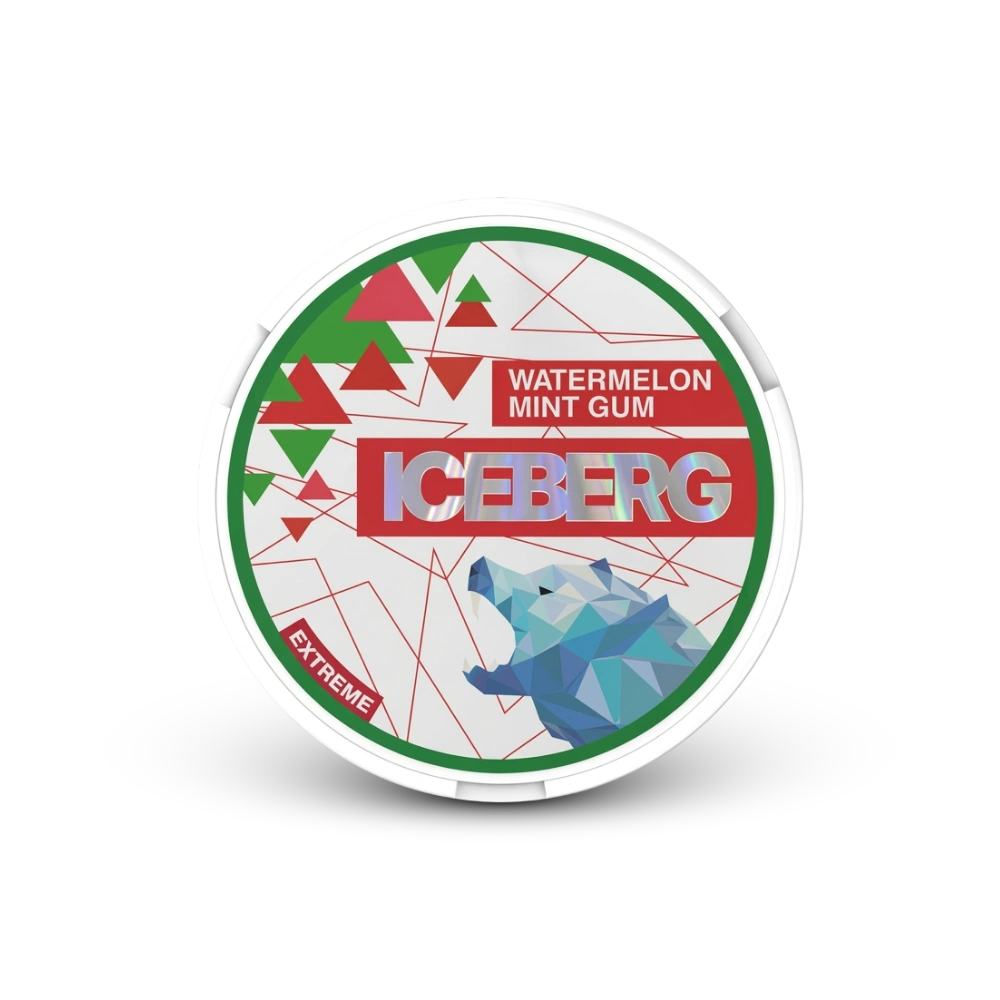 Iceberg Watermelon Mint Gum – konzerva nikotinskih jastučića