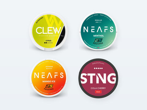 Najjači snus: rangiranje brendova po mg po vrećici
