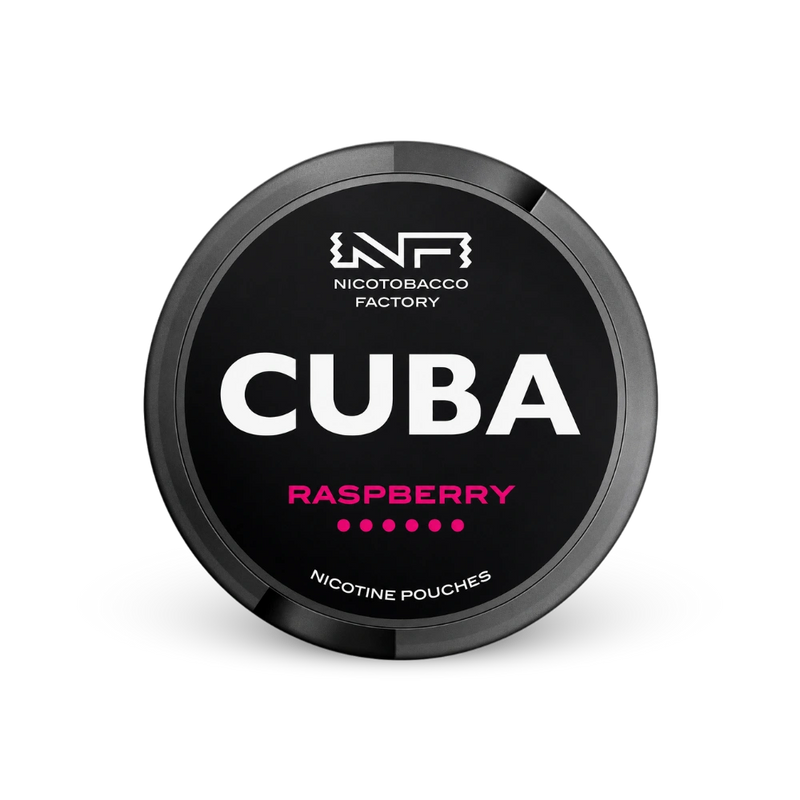 CUBA Black Raspberry – kutija vrećica nikotina