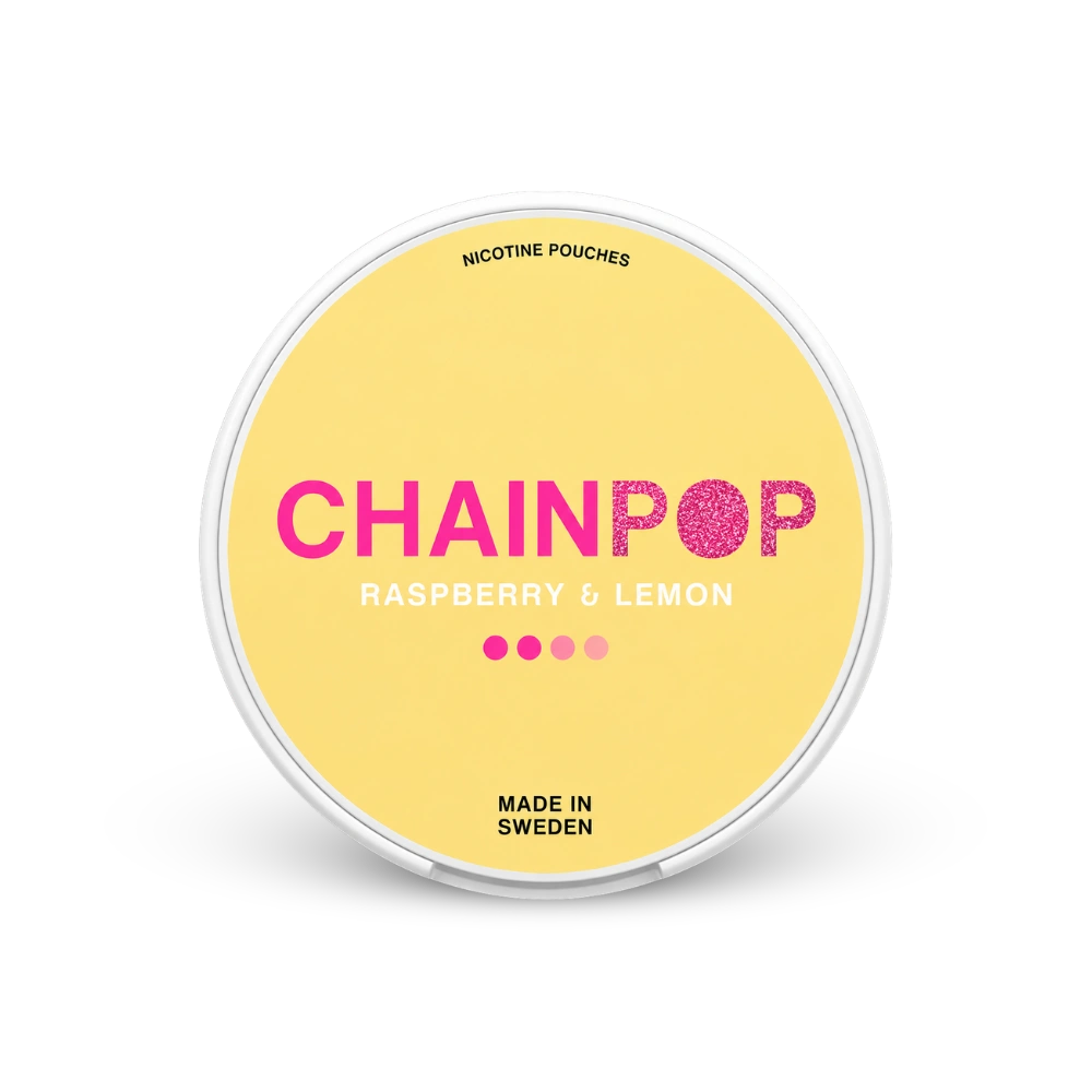 Chainpop Raspberry Lemon – limenka nikotinskih jastučića