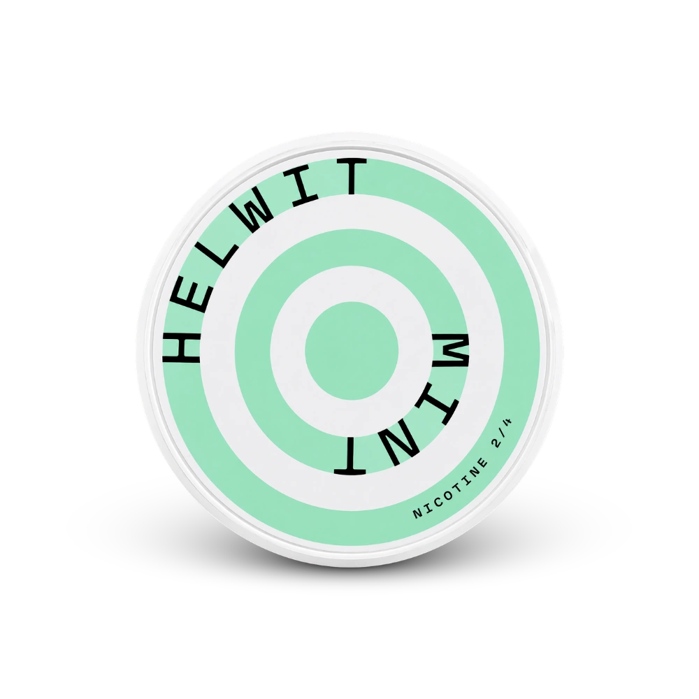 HELWIT Mint Slim – limenka nikotinskih jastučića