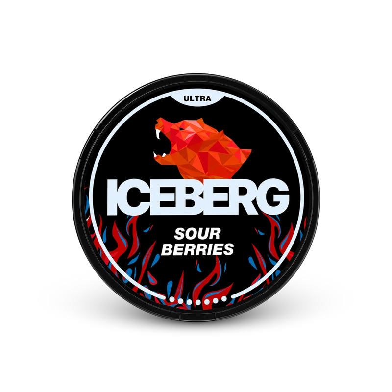 ICEBERG Sour Berries Ultra 70mg – limenka nikotinskih jastučića