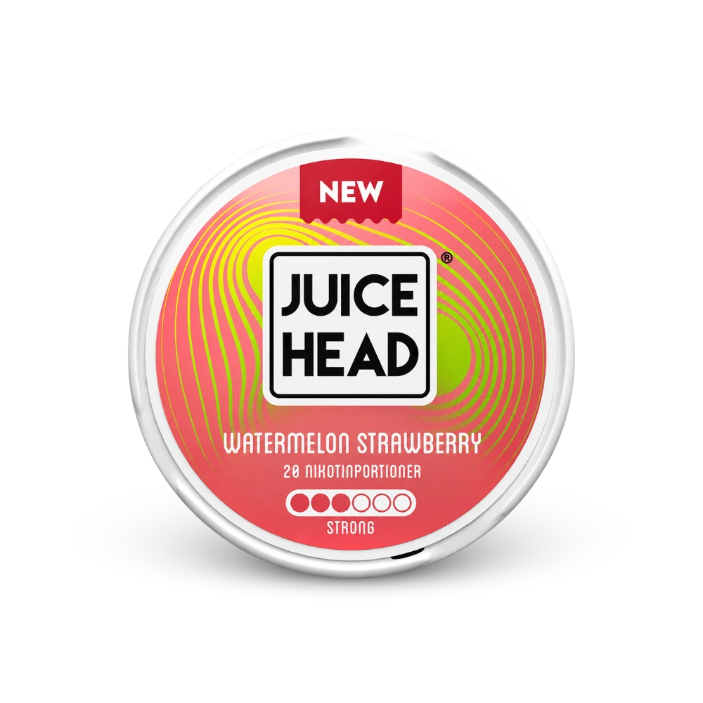 Juice Head Watermelon Strawberry Strong – limenka nikotinskih vrećica
