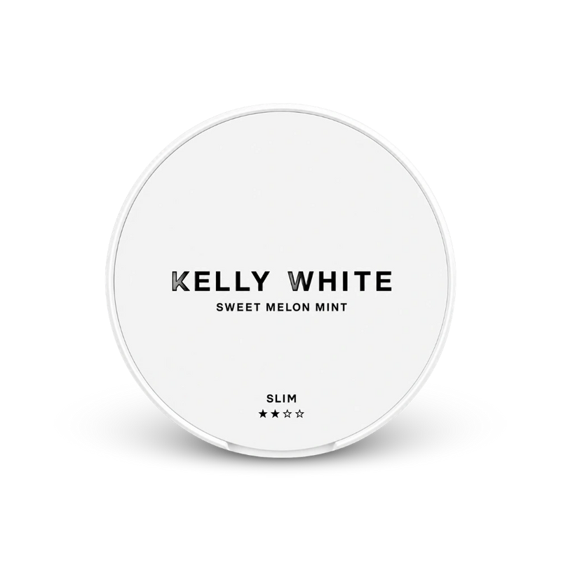 Kelly White Sweet Melon Mint Slim – limenka nikotinskih kesica