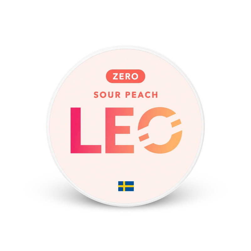 LEO Sour Peach Zero – kutija nikotinskih jastučića