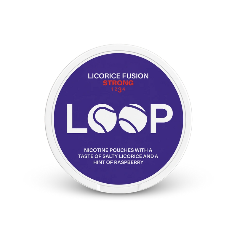 LOOP Licorice Fusion Strong – kutija nikotinskih jastučića
