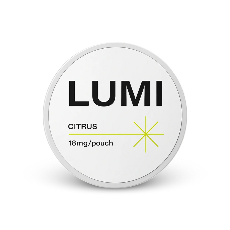 LUMI Citrus 18mg – kutija nikotinskih jastučića