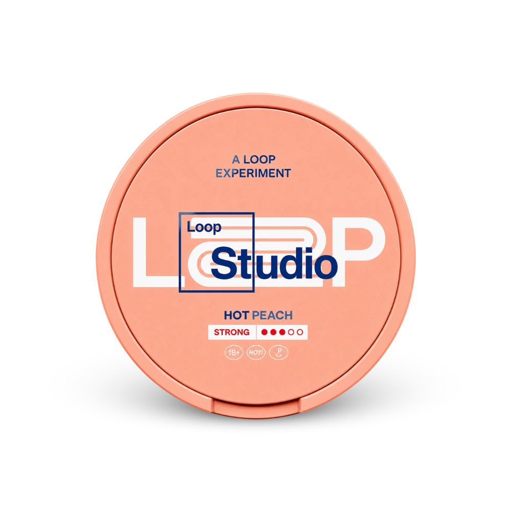 Loop Hot Peach Strong – limenka nikotinskih jastučića
