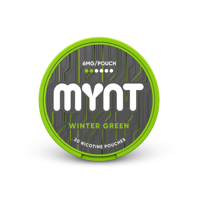 MYNT Winter Green Regular – limenka nikotinskih jastučića