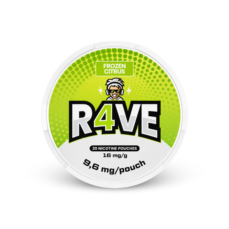 RAVE Frozen Citrus 16mg – kutija nikotinskih jastučića