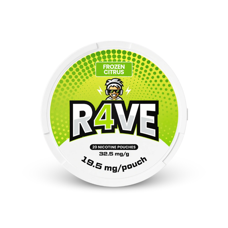 RAVE Frozen Citrus 32.5mg – limenka nikotinskih jastučića