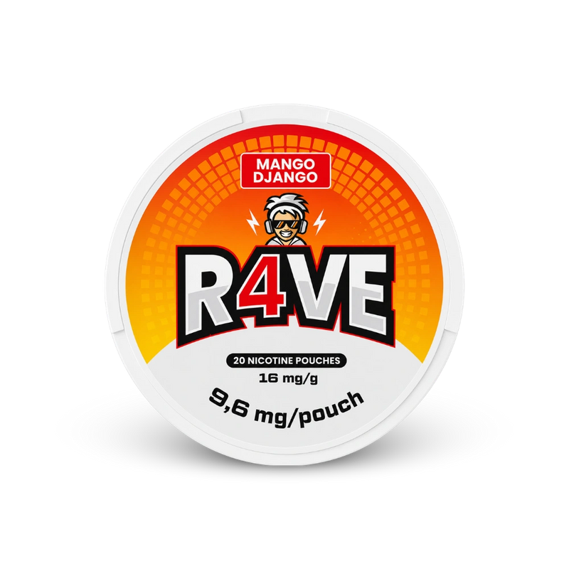 RAVE Mango Django 16MG – limenka nikotinskih jastučića