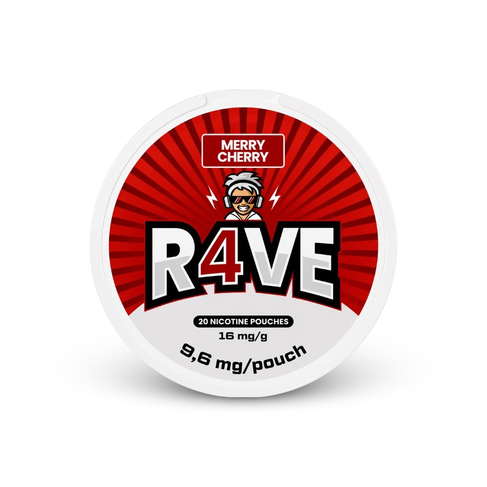 RAVE Merry Cherry 16mg – limenka nikotinskih jastučića