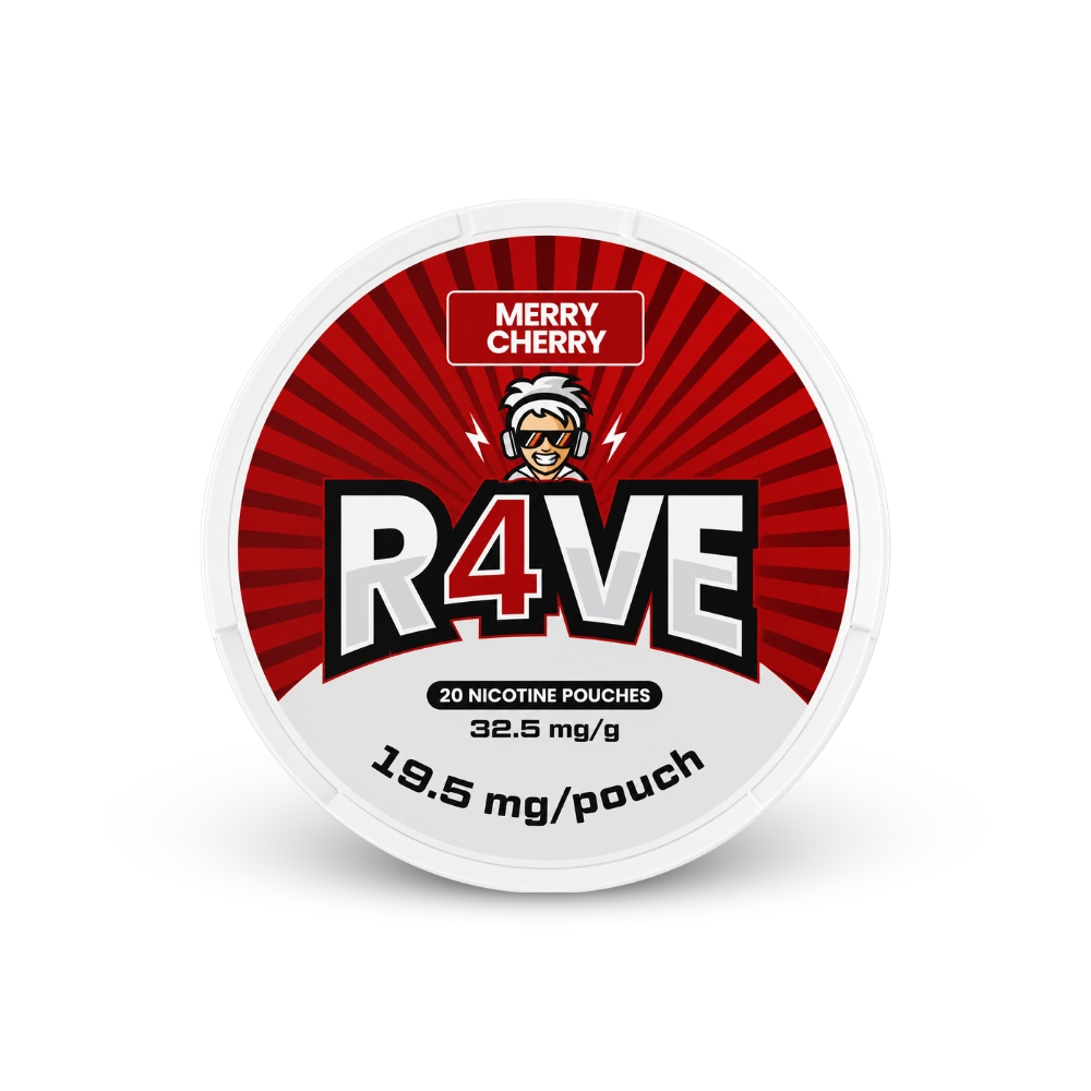 RAVE Merry Cherry 32.5mg – limenka nikotinskih vrećica