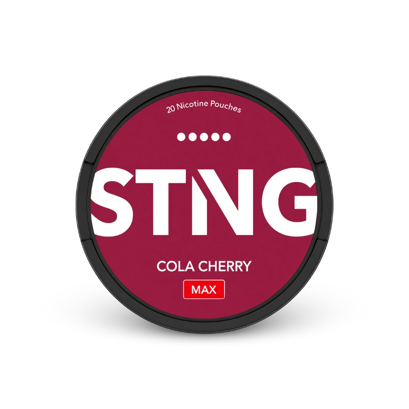 STNG Cola Cherry MAX – limenka nikotinskih vrećica