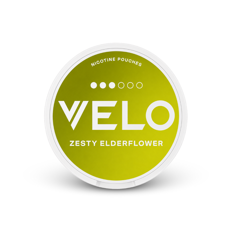 VELO Zesty Elderflower – limenka nikotinskih jastučića