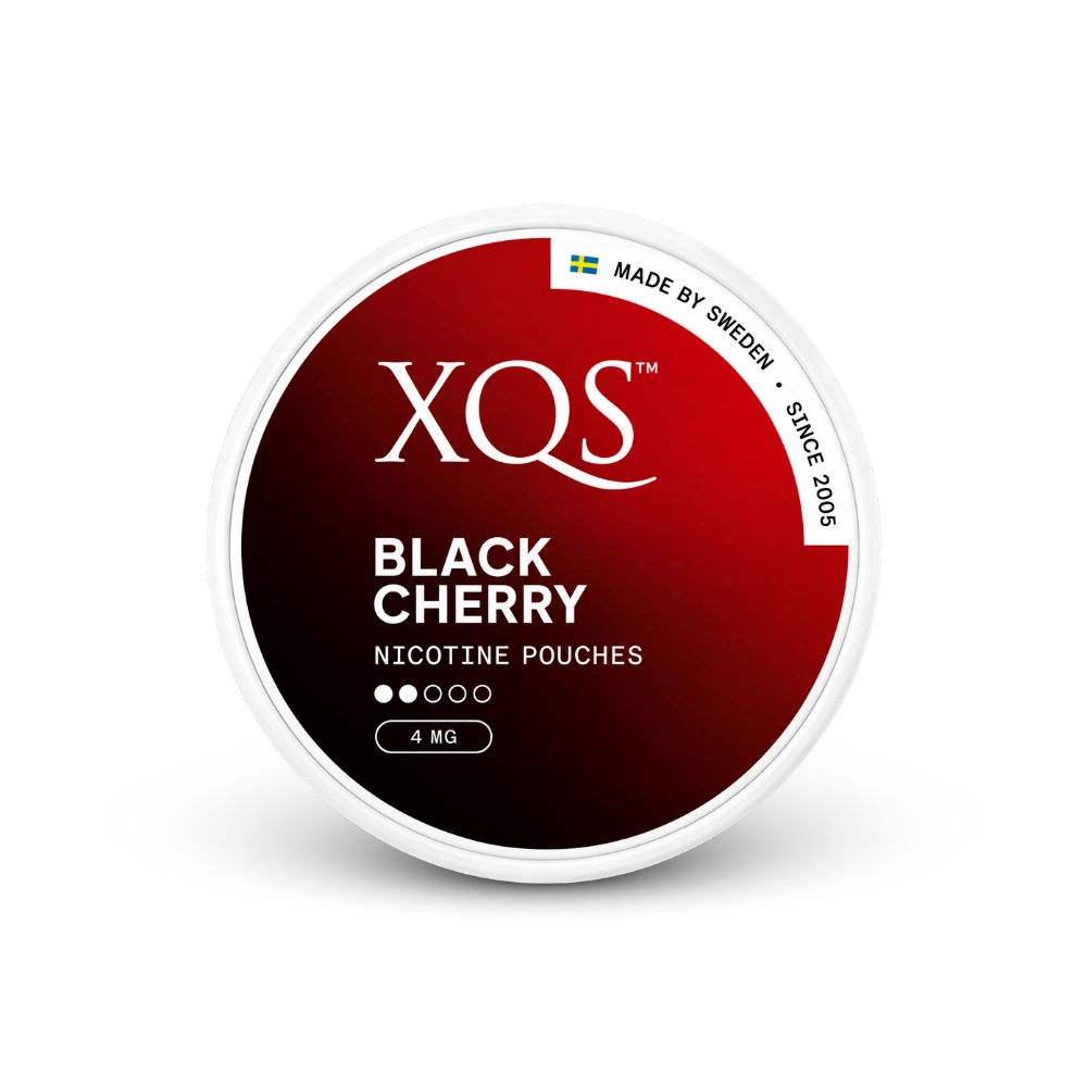XQS Black Cherry Slim Light – konzerva nikotinskih kesica