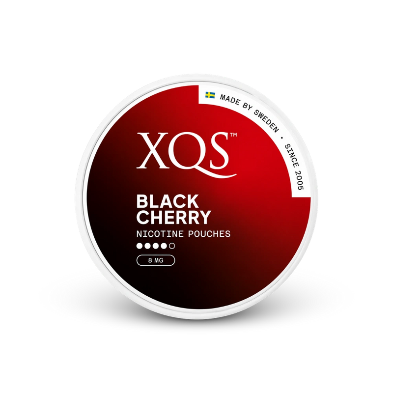 XQS Black Cherry Slim Strong – limenka nikotinskih jastučića